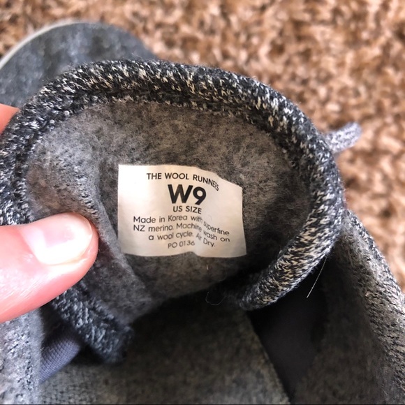 Allbirds Grey Wool Runners Shoes - Picture 8 of 10